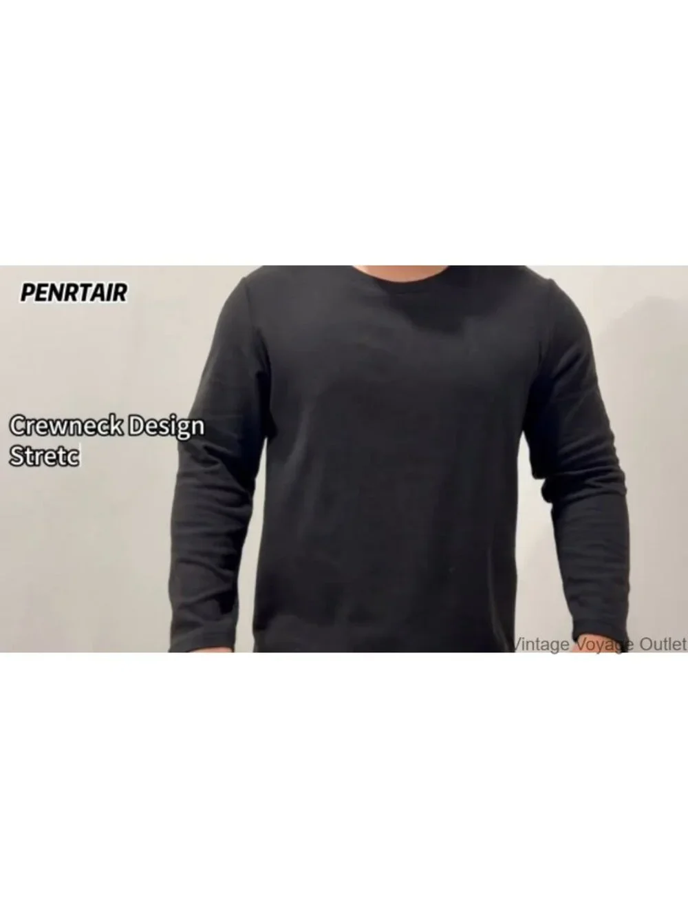 Fleece Lined Wool Long Sleeve Thermal Shirt Athletic Stretch Undershirt